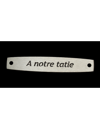 SACHET 5 INTERS INOX "A NOTRE TATIE"