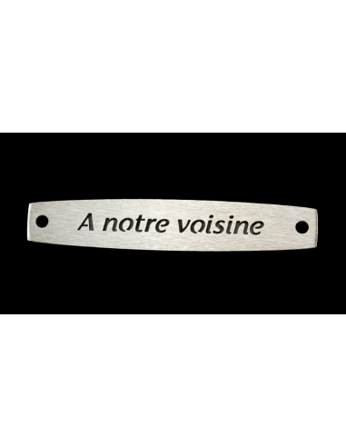 SACHET 5 INTERS INOX "A NOTRE VOISINE"