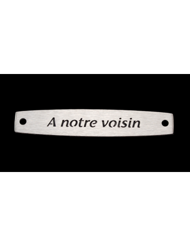 SACHET 5 INTERS INOX "A NOTRE VOISIN"