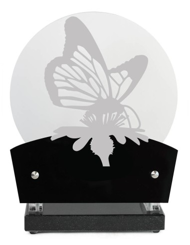 PLAQUE ALTUGLAS DECOUPE 18X21CM MOTIF PAPILLON