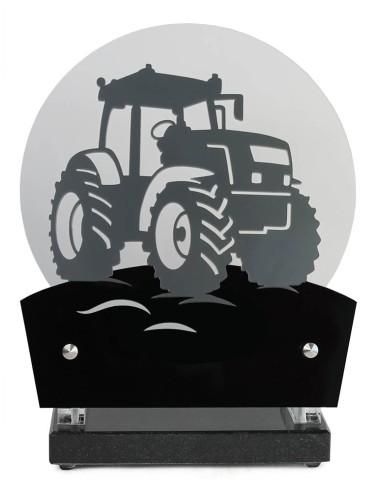 PLAQUE ALTUGLAS DECOUPE 18X21CM MOTIF TRACTEUR