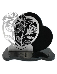 PLAQUE GRANIT COEUR 30X39CM...