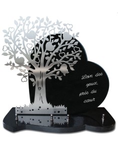 PLAQUE GRANIT COEUR 30X39CM...