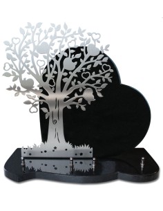 PLAQUE GRANIT COEUR 30X39CM...