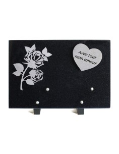 PLAQUE GRANIT NOIR 20X30CM...