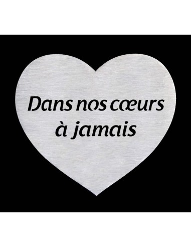 PLAQUE GRANIT NOIR 20X30CM DECOR INOX
