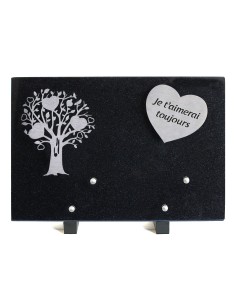 PLAQUE GRANIT NOIR 20X30CM...