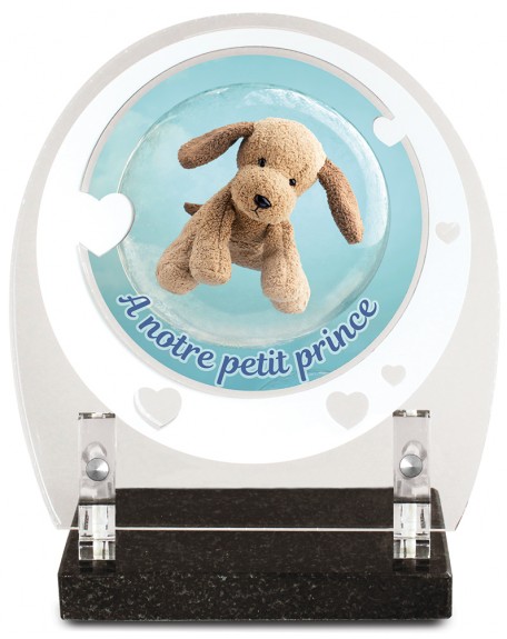 PLAQUE ENFANT IMPRIMEE RONDE 19X20