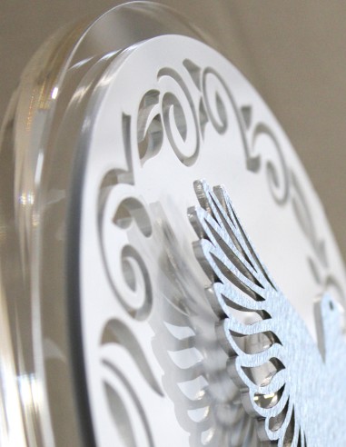PLAQUE ALTU 18X21CM + DECOR INOX
