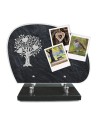 PLAQUE ALTUGLAS IMPRIMEE 25X35CM IMITATION ARDOISE - ARBRE