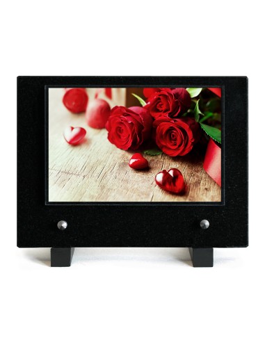 PLAQUE IMPRIMEE 15X21 FLEURS