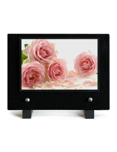 PLAQUE IMPRIMEE 15X21 FLEURS