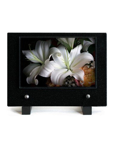 PLAQUE IMPRIMEE 15X21 FLEURS