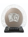 PLAQUE ALTU MOTIF DECOUPE 28X31.5CM CARTES