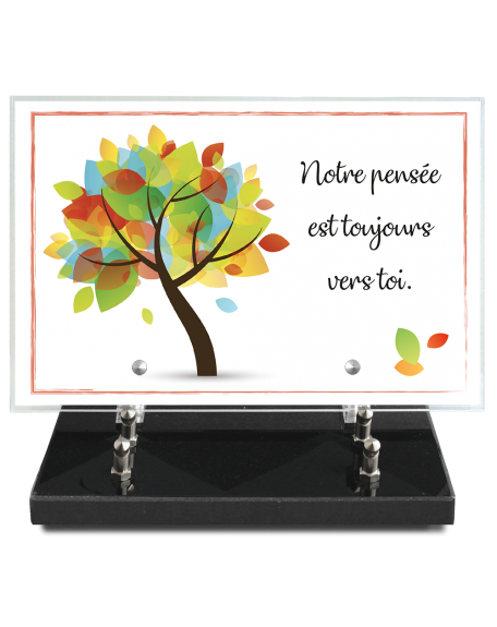 PLAQUE IMPRIMEE 20X30 DESSINS ARBRES