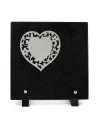 PLAQUE GRANIT 20X20CM MOTIF INOX