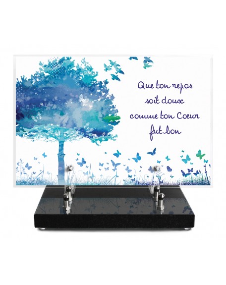 PLAQUE IMPRIMEE 20X30 DESSINS ARBRES