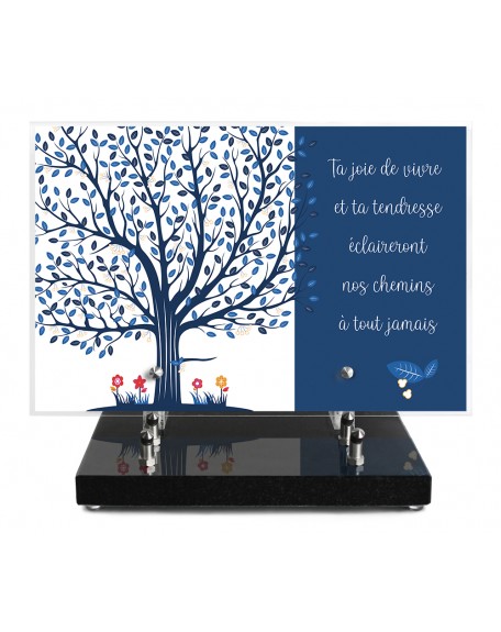 PLAQUE IMPRIMEE 20X30 DESSINS ARBRES