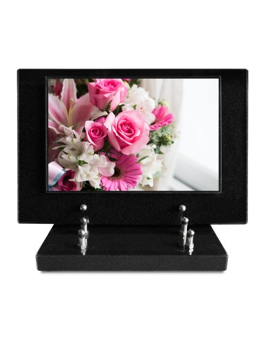 PLAQUE IMPRIMEE S/SOCLE 20X30 FLEURS