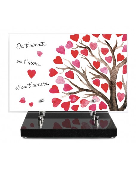 PLAQUE IMPRIMEE 20X30 DESSINS ARBRES