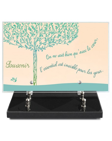 PLAQUE IMPRIMEE 20X30 DESSINS ARBRES