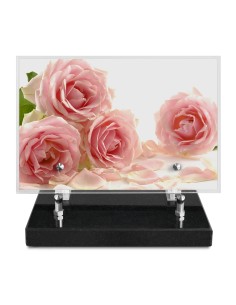 PLAQUE IMPRIMEE 15X22,5 FLEURS