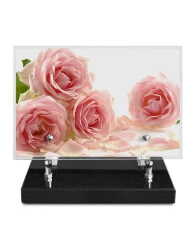 PLAQUE IMPRIMEE 15X22,5 FLEURS