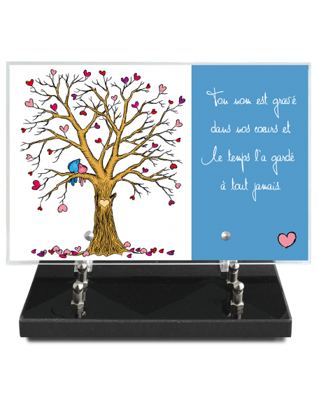 PLAQUE IMPRIMEE 20X30 DESSINS ARBRES