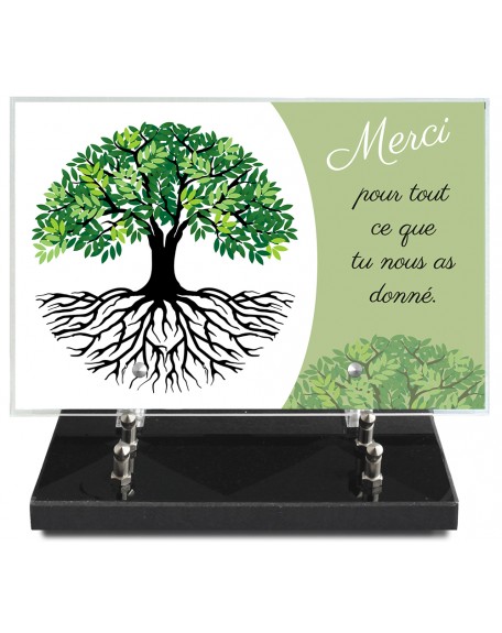 PLAQUE IMPRIMEE 20X30 DESSINS ARBRES