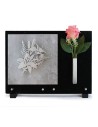 PLAQUE GRANIT GRES CERAME 25X35CM DECOR INOX