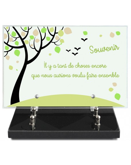 PLAQUE IMPRIMEE 20X30 DESSINS ARBRES