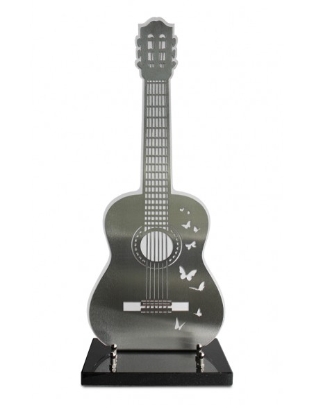 GUITARE INOX 22X52 FORMAT L DOUBLE ALTU INCOLORE + 2 INTERS