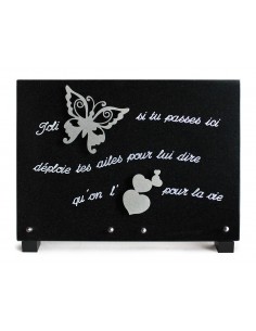 PLAQUE GRANIT NOIR 25X35CM...