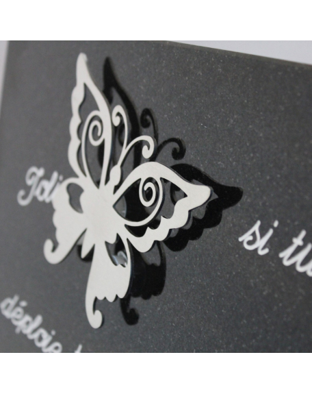 PLAQUE GRANIT NOIR 25X35CM MOTIF...