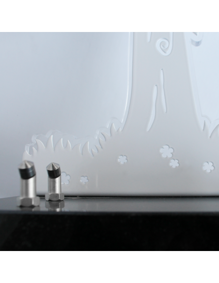 ARBRE INOX BLANC 30X37 FORMAT L DOUBLE ALTU INCOLORE + 2 INTERS