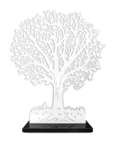 ARBRE INOX BLANC 60X67 FORMAT XL DOUBLE ALTU INCOLORE SANS INTER