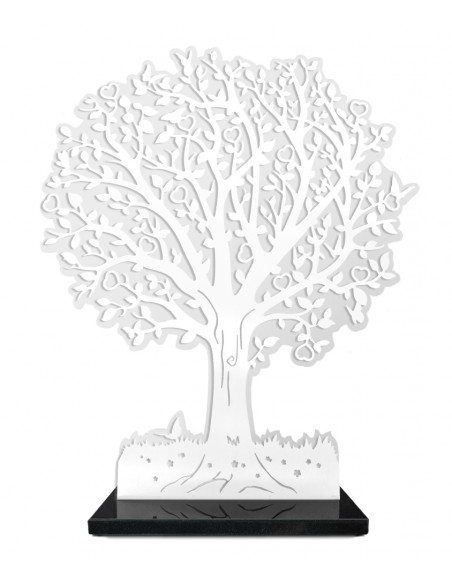 ARBRE INOX BLANC 60X67 FORMAT XL DOUBLE ALTU INCOLORE SANS INTER