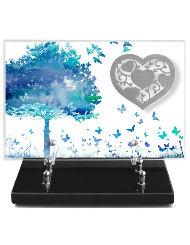 PLAQUE IMPRIMEE 20X30 DESSINS ARBRES