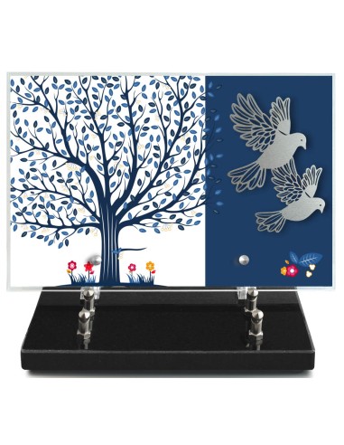 PLAQUE IMPRIMEE 20X30 DESSINS ARBRES
