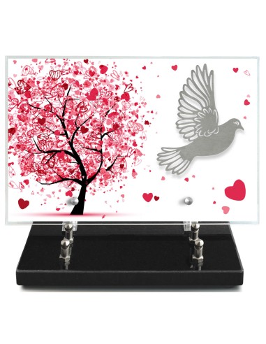 PLAQUE IMPRIMEE 20X30 DESSINS ARBRES