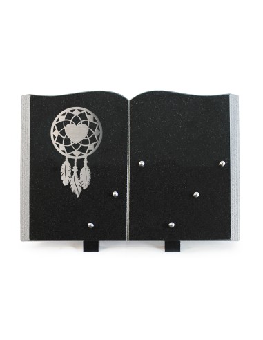 PLAQUE GRANIT LIVRE 25X35CM INOX ATTRAPE-REVE