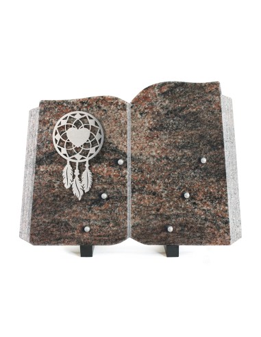 PLAQUE GRANIT LIVRE 25X35CM INOX ATTRAPE-REVE