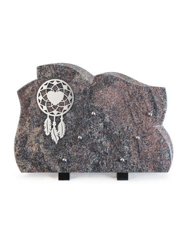 PLAQUE GRANIT 25X35 INOX ATTRAPE-REVE