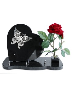 PLAQUE AVEC FLEURS...