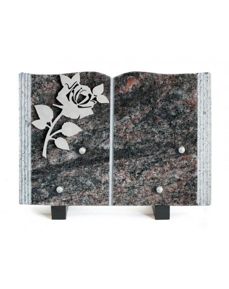 PLAQUE GRANIT 17X25 INOX ROSE