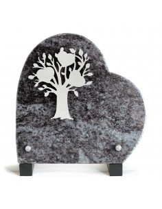 PLAQUE GRANIT COEUR 18X18CM...