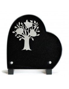 PLAQUE GRANIT COEUR 18X18CM...