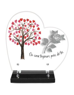 PLAQUE ALTU IMPRIMEE COEUR...