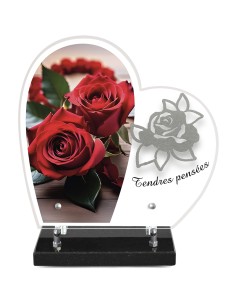 PLAQUE ALTU IMPRIMEE COEUR...