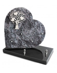 PLAQUE GRANIT COEUR 26X26...